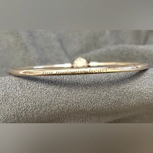 Limited edition Pandora "You Melt My Heart" Bangle with heart clasp, box incl.